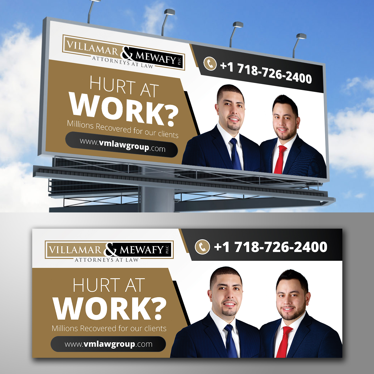 Signage Design by ecorokerz for Villamar Law Group | Design #21066117