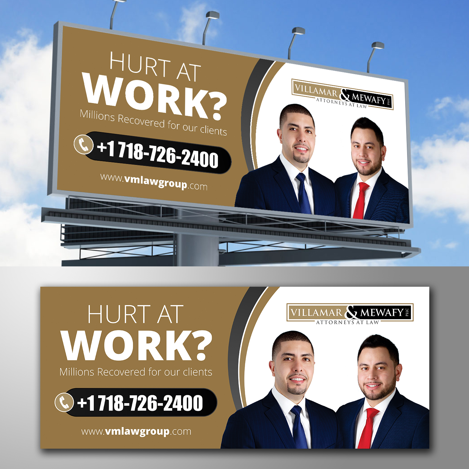 Design de Panneau par ecorokerz pour Villamar Law Group | Design #21066119