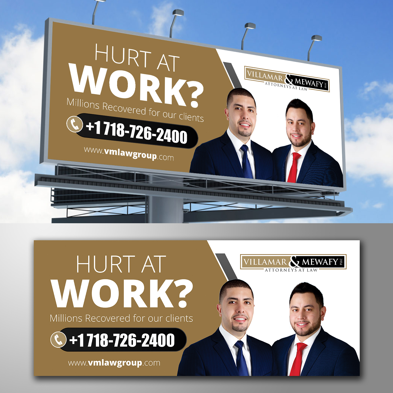Signage Design by ecorokerz for Villamar Law Group | Design #21066123