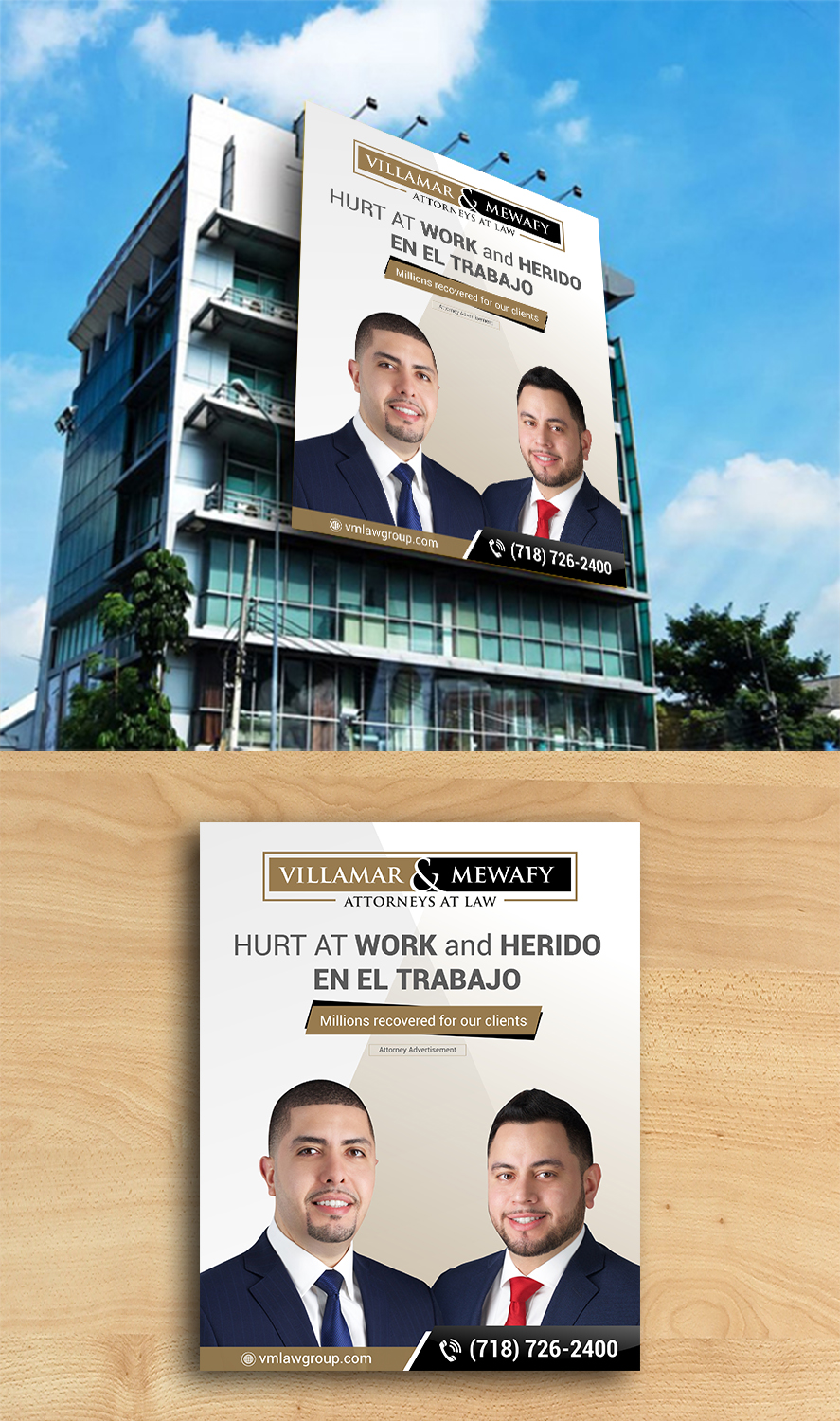 Signage Design by ecorokerz for Villamar Law Group | Design #21073048