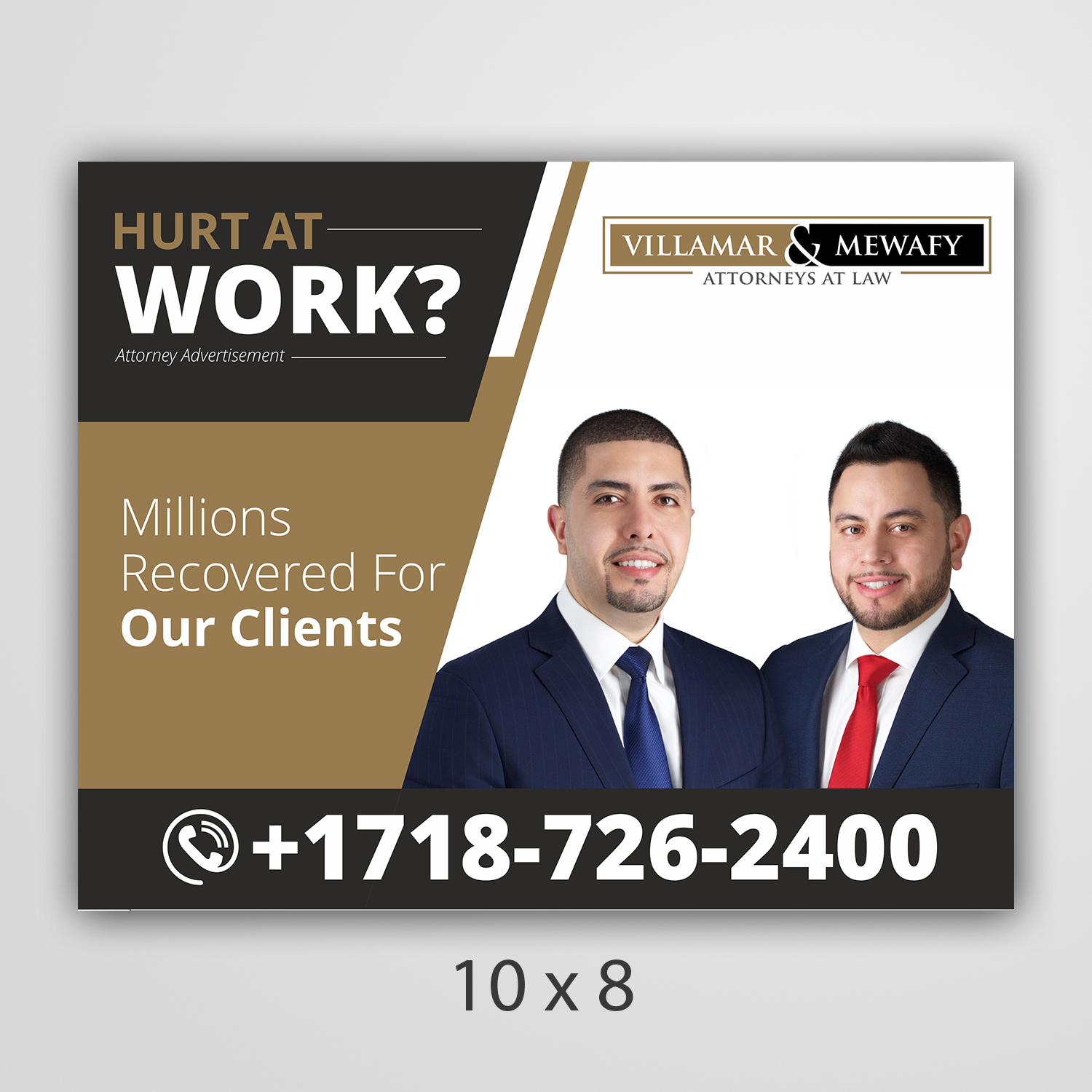 Signage Design by Jai Shri Ram for Villamar Law Group | Design #21070622