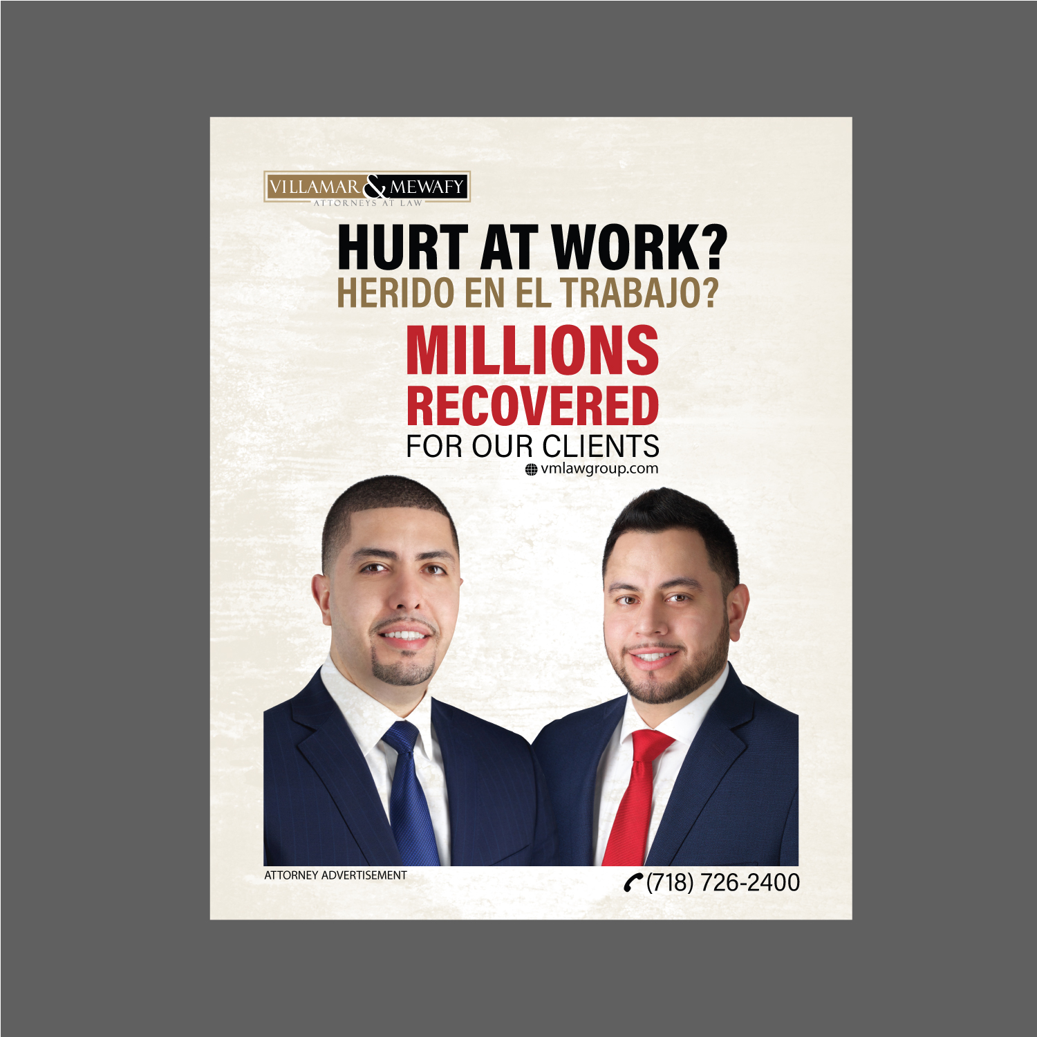 Design de Panneau par fastdesign360 pour Villamar Law Group | Design #21073071