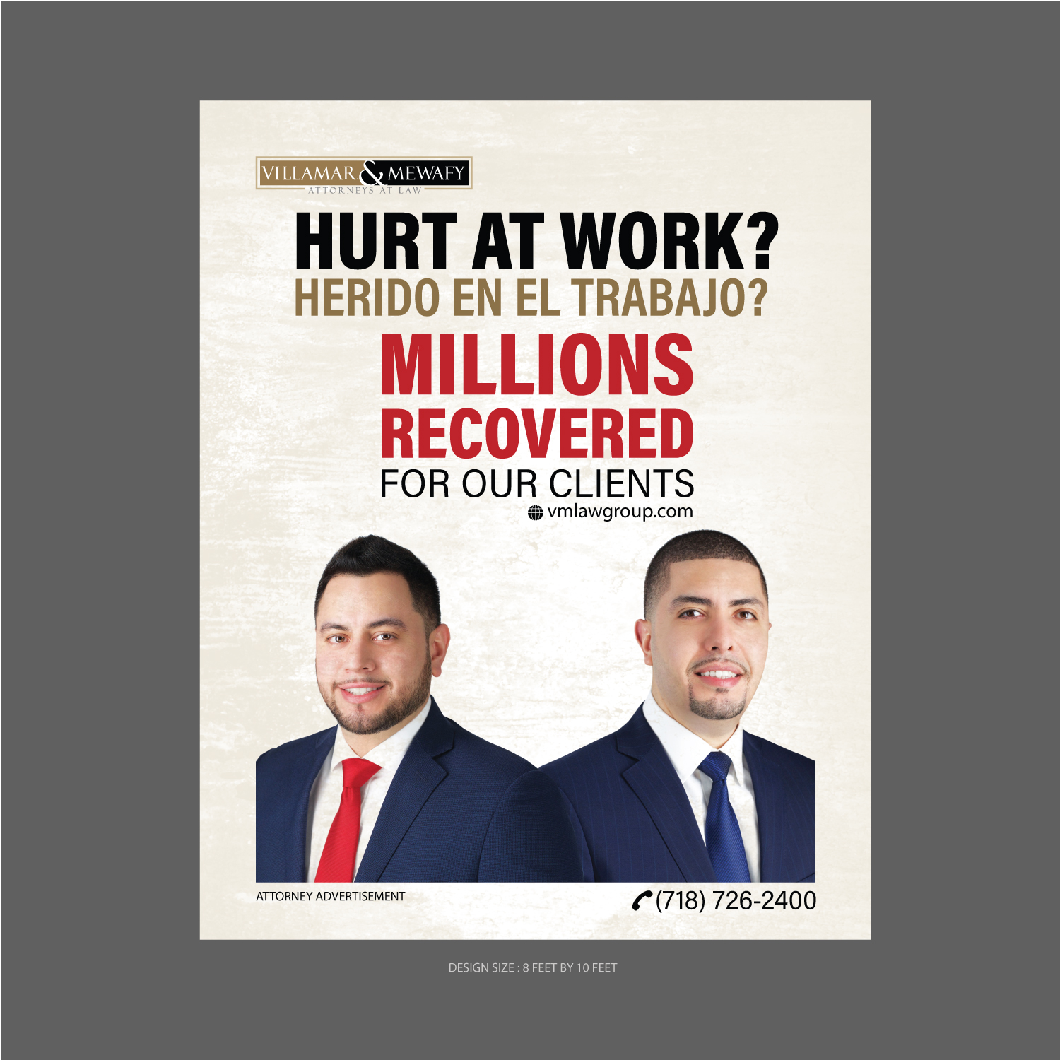 Design de Panneau par fastdesign360 pour Villamar Law Group | Design #21082161