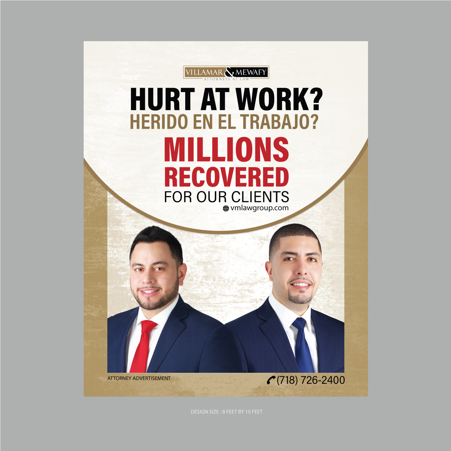 Design de Panneau par fastdesign360 pour Villamar Law Group | Design #21082536