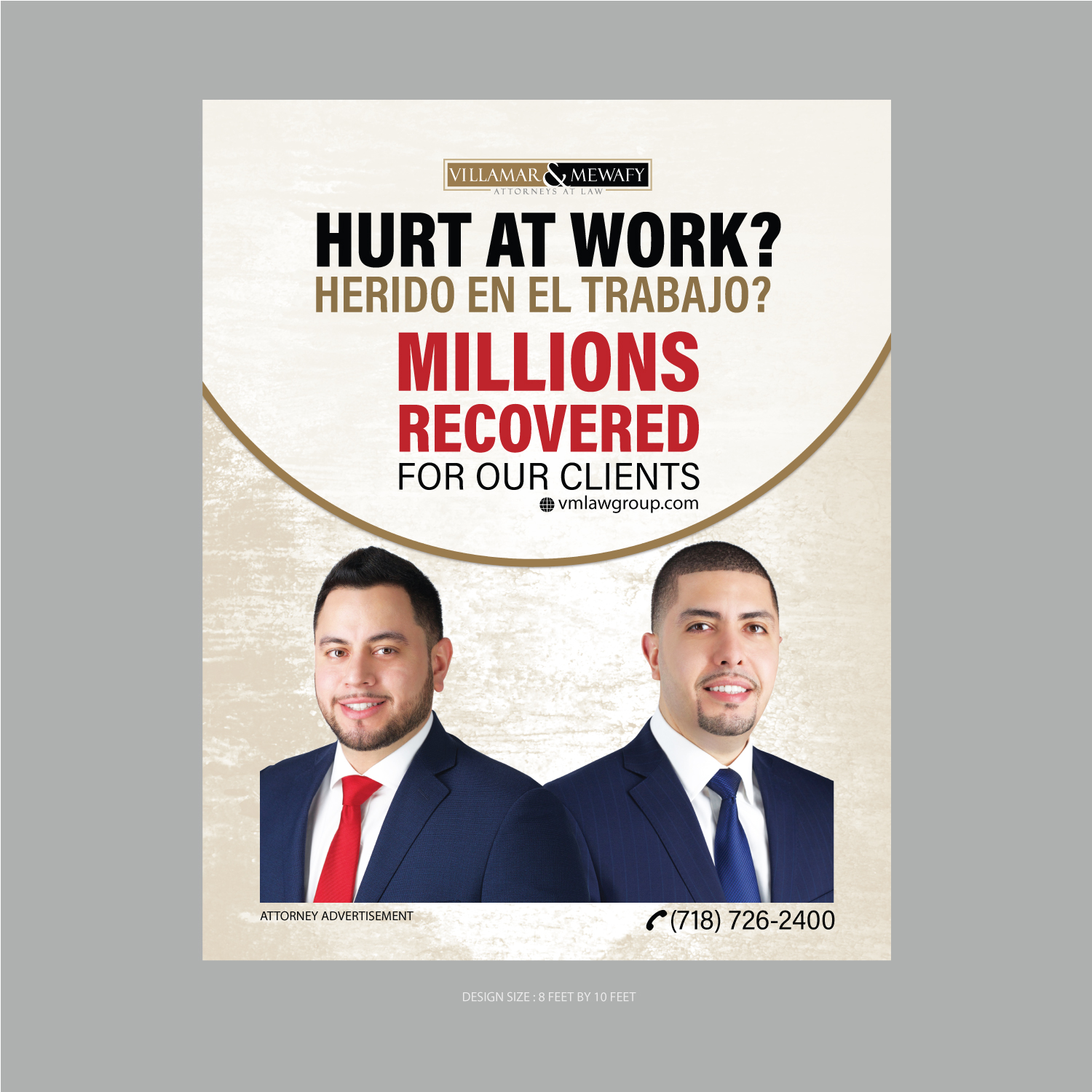 Design de Panneau par fastdesign360 pour Villamar Law Group | Design #21082537