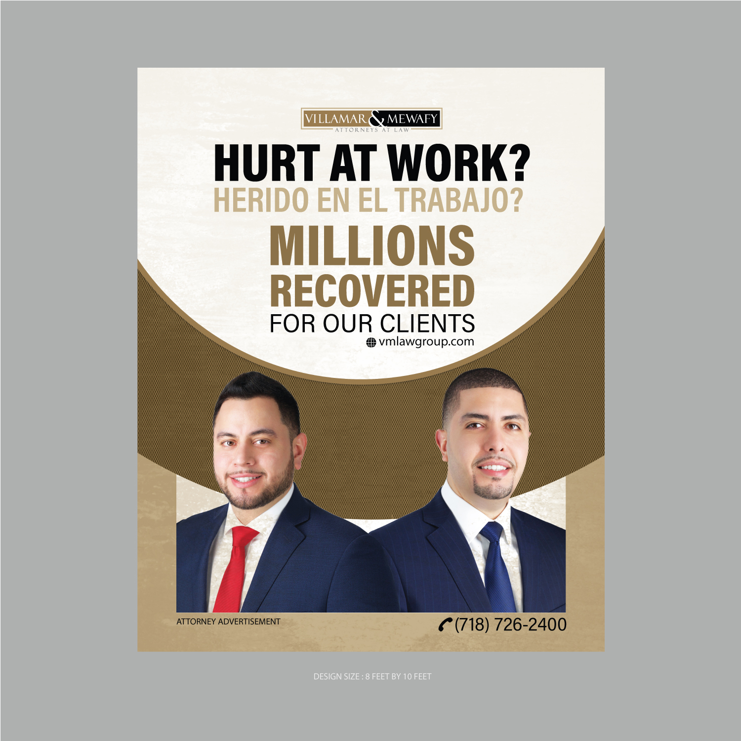 Design de Panneau par fastdesign360 pour Villamar Law Group | Design #21082543