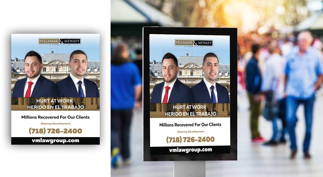 Design de Panneau par pd graphic 2 pour Villamar Law Group | Design #21096882