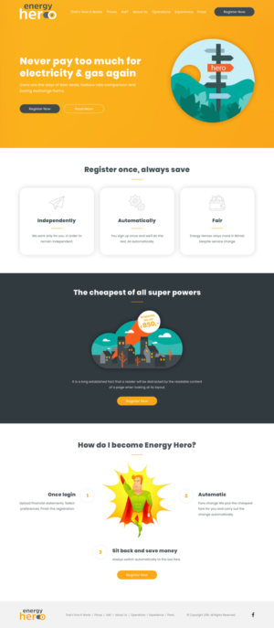 Diseño Web por Sujit Banerjee para este proyecto | Diseño: #21084214