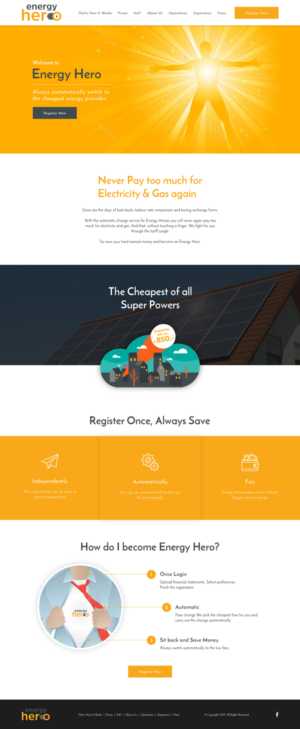 Diseño Web por Sujit Banerjee para este proyecto | Diseño: #21084215