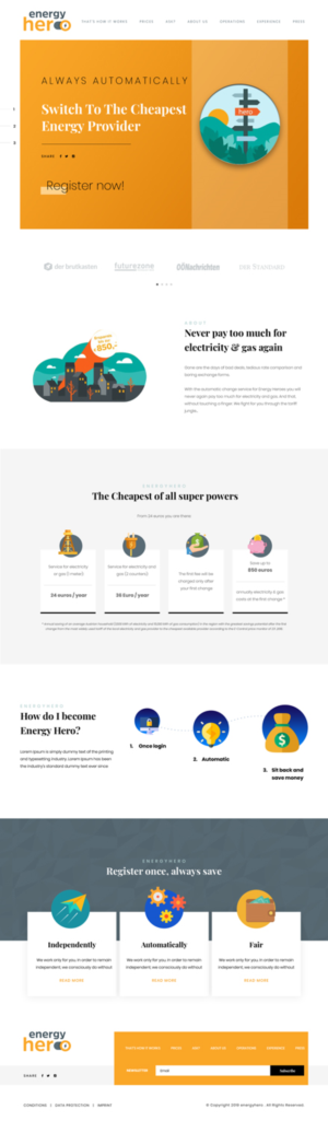 Diseño Web por Sujit Banerjee para este proyecto | Diseño: #21116365