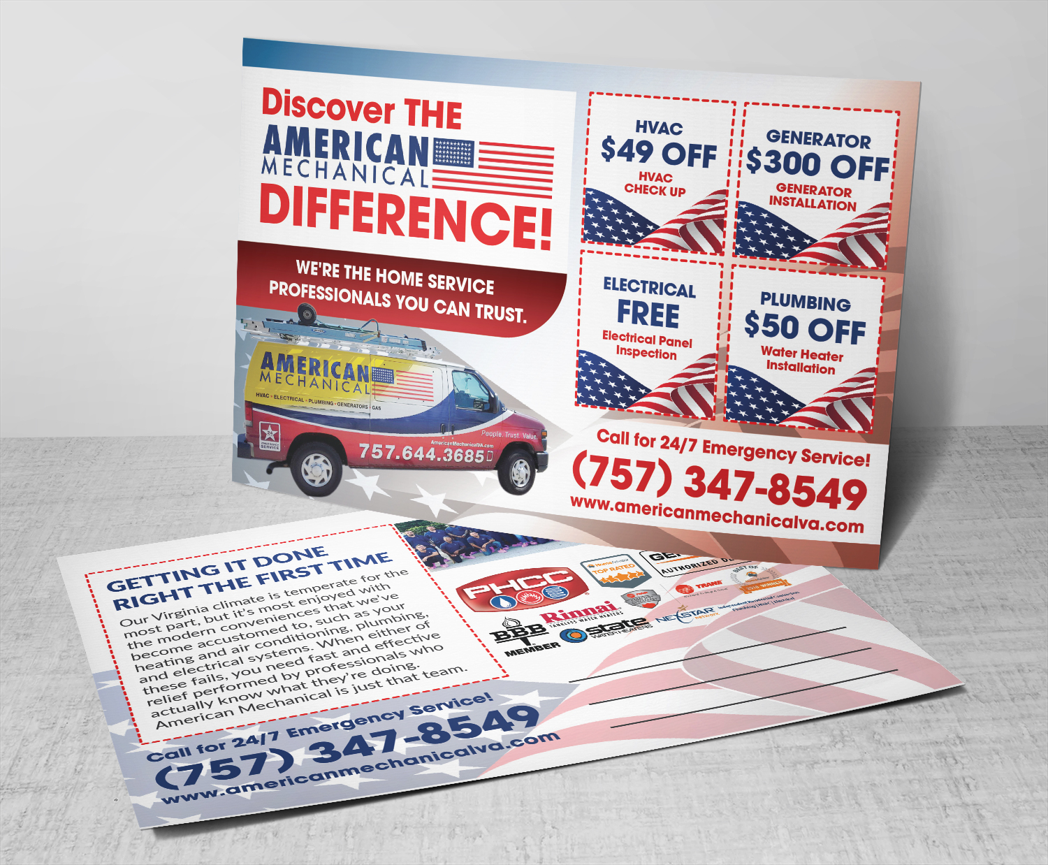 Flyer-Design von Deziners Zone für American Mechanical | Design #21078398