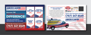 Flyer Design by Deziners Zone for American Mechanical | Design: #21078399