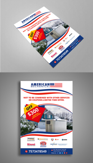 Seasonal Postcard - Branding Campaign for Mechanical Company | Diseño de Flyer por ecorokerz
