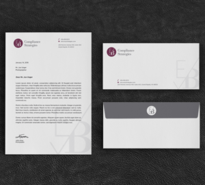 Stationery Design by haru_ichiban for EB Compliance Strategies, LLC | Design #21098427