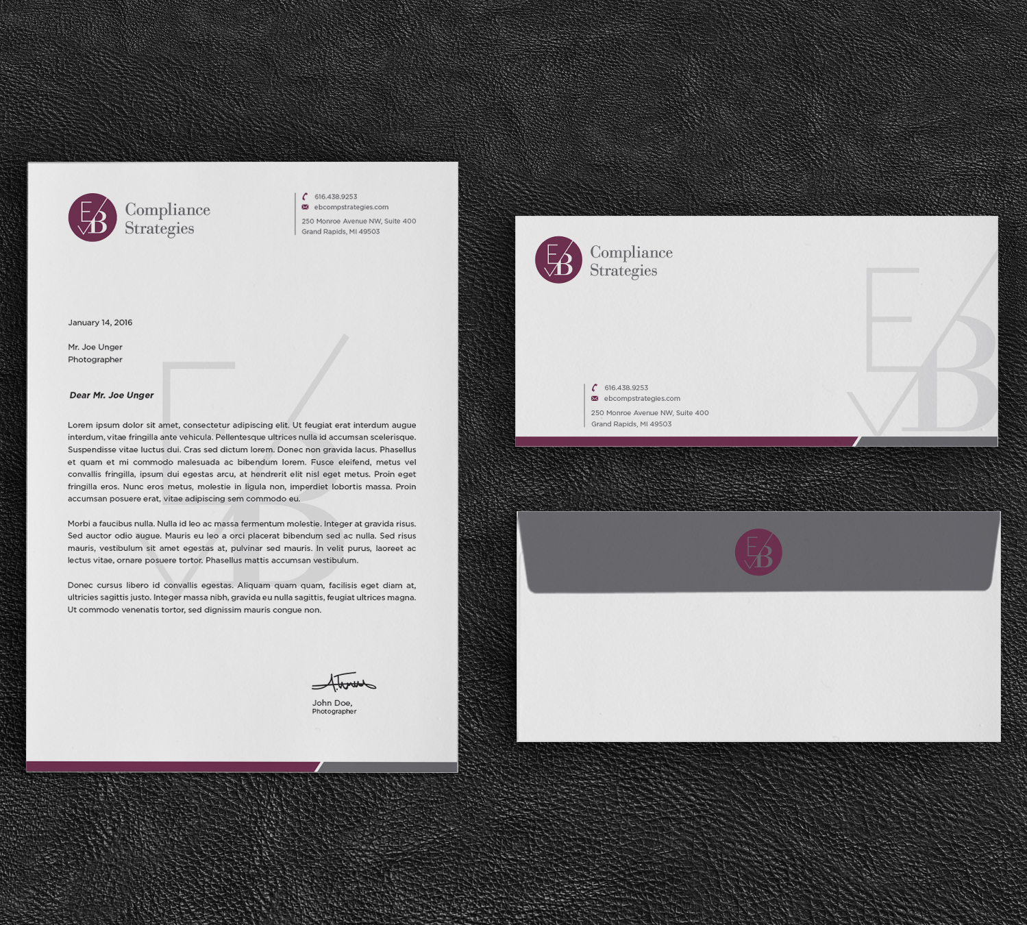 Design de Papeterie par haru_ichiban pour EB Compliance Strategies, LLC | Design #21098637