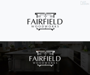 Fairfield Woodworks   (Possibly custom cabinetry and Millwork) | Logo Design by Dot Design 3