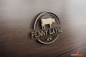 Penny Layne Cattle and Farm | Logo Design by Graphic Bricks