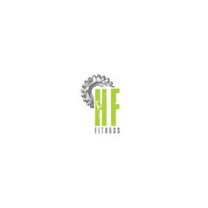 HF ( short for HIIT Fitness) or HIIT with a tire or Gear/cogwheel around the letters, or next to letters.  | Logo Design by 4tech services