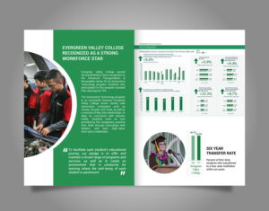 Evergreen Valley College Viewbook 2019 | Diseño de Brochure por Pinky 