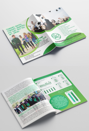Evergreen Valley College Viewbook 2019 | Diseño de Brochure por JanuXart