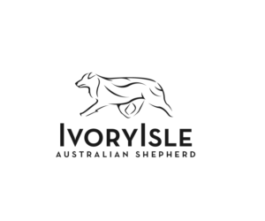 IvoryIsle <with and without> Australian Shepherd | Design de Logo par renderman