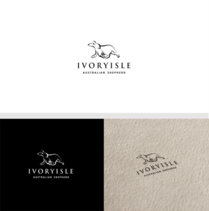 IvoryIsle <with and without> Australian Shepherd | Design de Logo par *mary