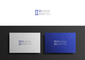 GR = the custom logo -  Gemini Robotics = the text. | Logo Design by orphee