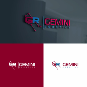 GR = the custom logo -  Gemini Robotics = the text. | Logo Design by tejo