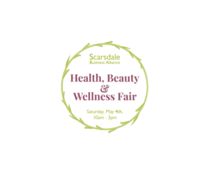 (Scarsdale Business Alliance or SBA) Health, Beauty & Wellness Fair | Logo Design by H-H Arts