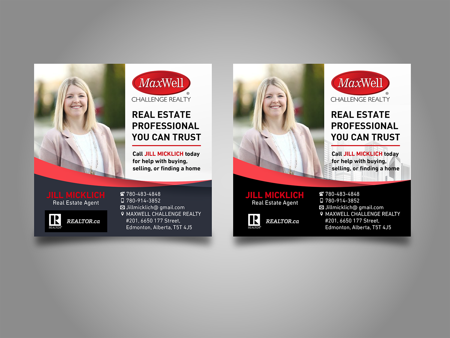 Modern Professional Real Estate Agent Newspaper Ad Design For A