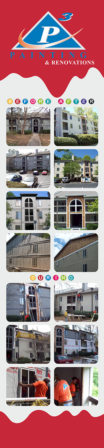 Graphic Design by Bins for P3 Painting & Renovations | Design #21085524