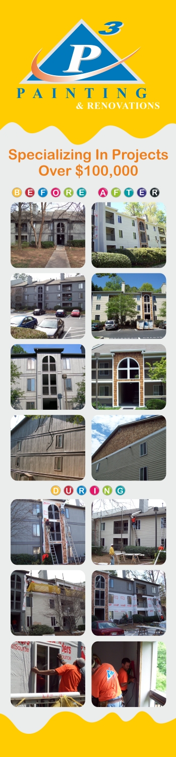 Graphic Design by Bins for P3 Painting & Renovations | Design #21093588