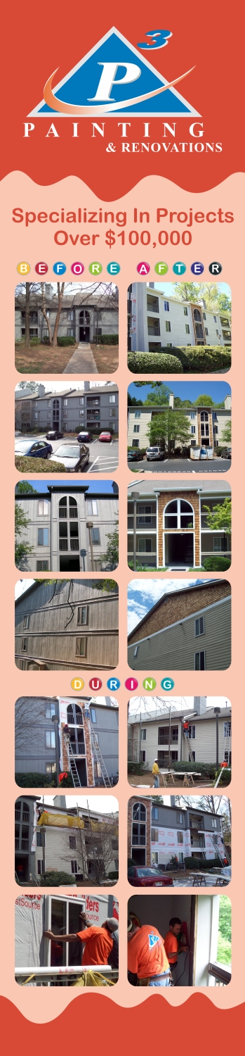 Graphic Design by Bins for P3 Painting & Renovations | Design #21093589