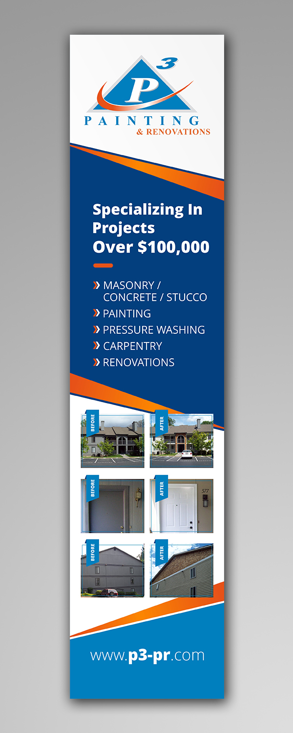 Grafik-Design von ecorokerz für P3 Painting & Renovations | Design #21091699