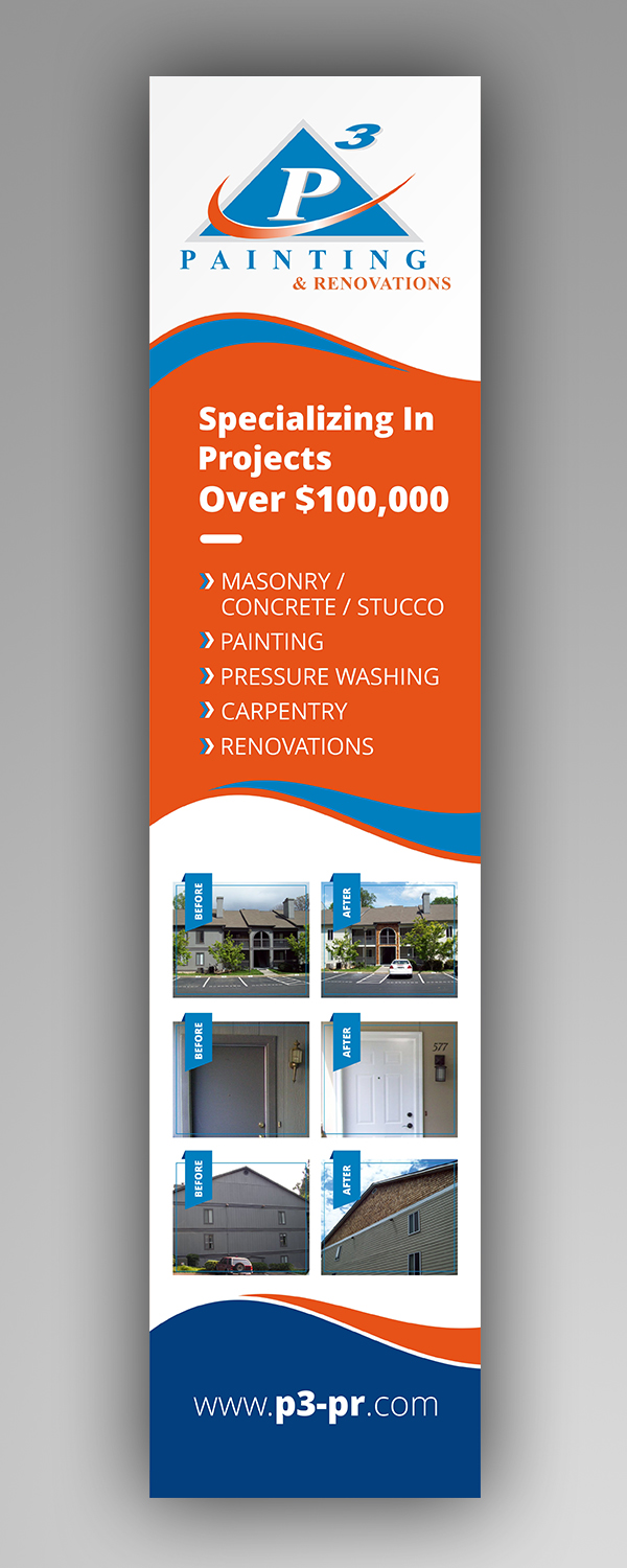 Graphic Design by ecorokerz for P3 Painting & Renovations | Design #21092554
