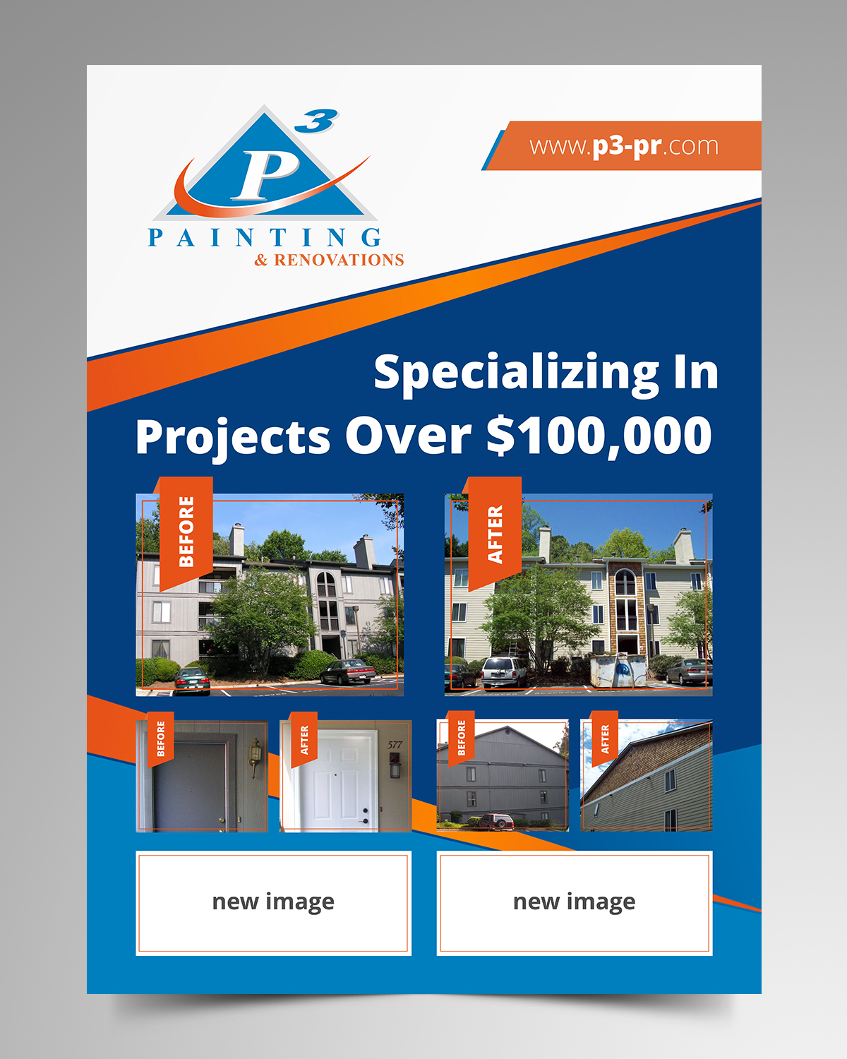 Graphic Design by ecorokerz for P3 Painting & Renovations | Design #21132250