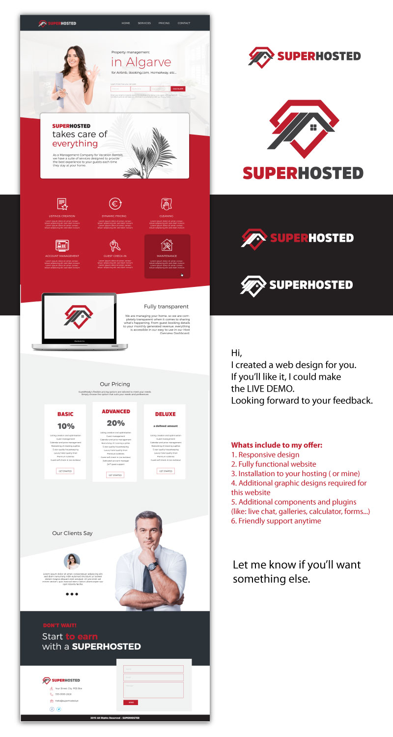 Web Design by coo.lt for this project | Design #21086567