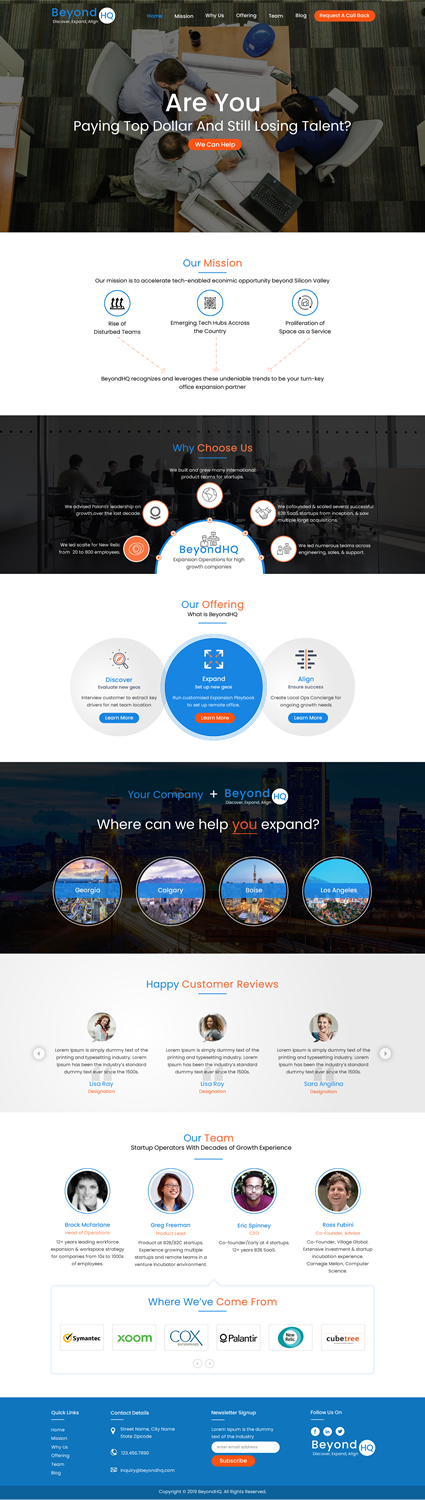 Web Design by HarmiDesigning for this project | Design #21146892