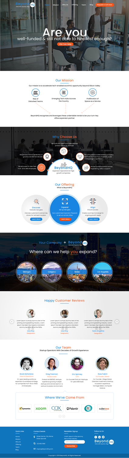 Web Design by HarmiDesigning for this project | Design #21147174