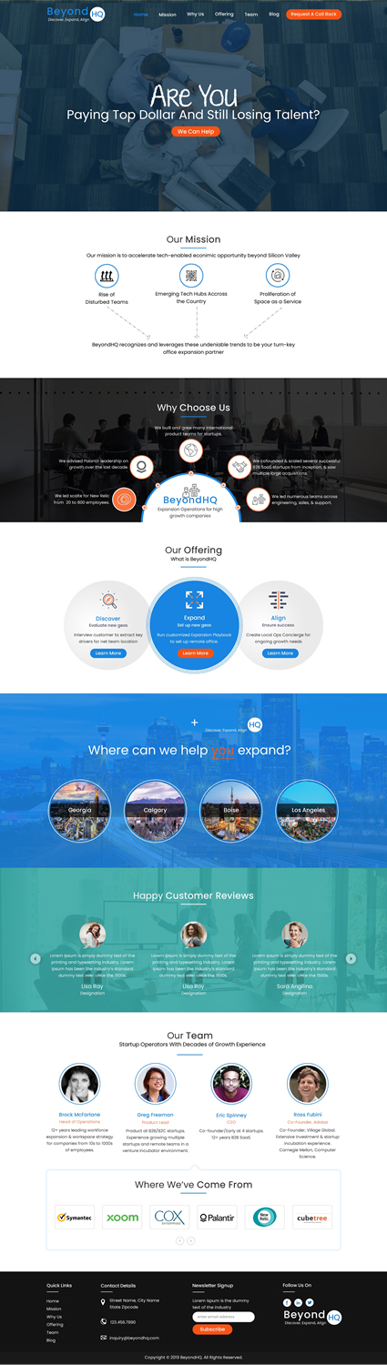 Web Design by HarmiDesigning for this project | Design #21147177