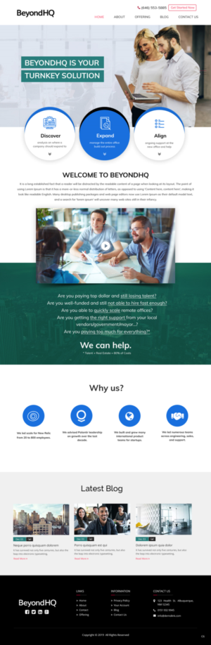 Web Design by pb for this project | Design: #21096645