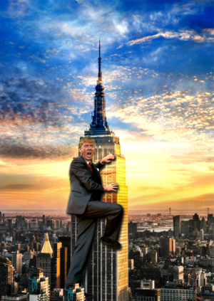 Trump King Kong sublimation T-shirt graphic | Design de T-shirt par Eightone 3