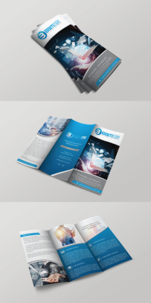 I.T Service Provider. Company name: BAMITS. Company Slogan: No excuses just results  | Diseño de Flyer por alex989