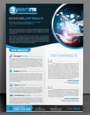 Design de Flyer par SAI DESIGNS pour BAMITS | Design : #21128699