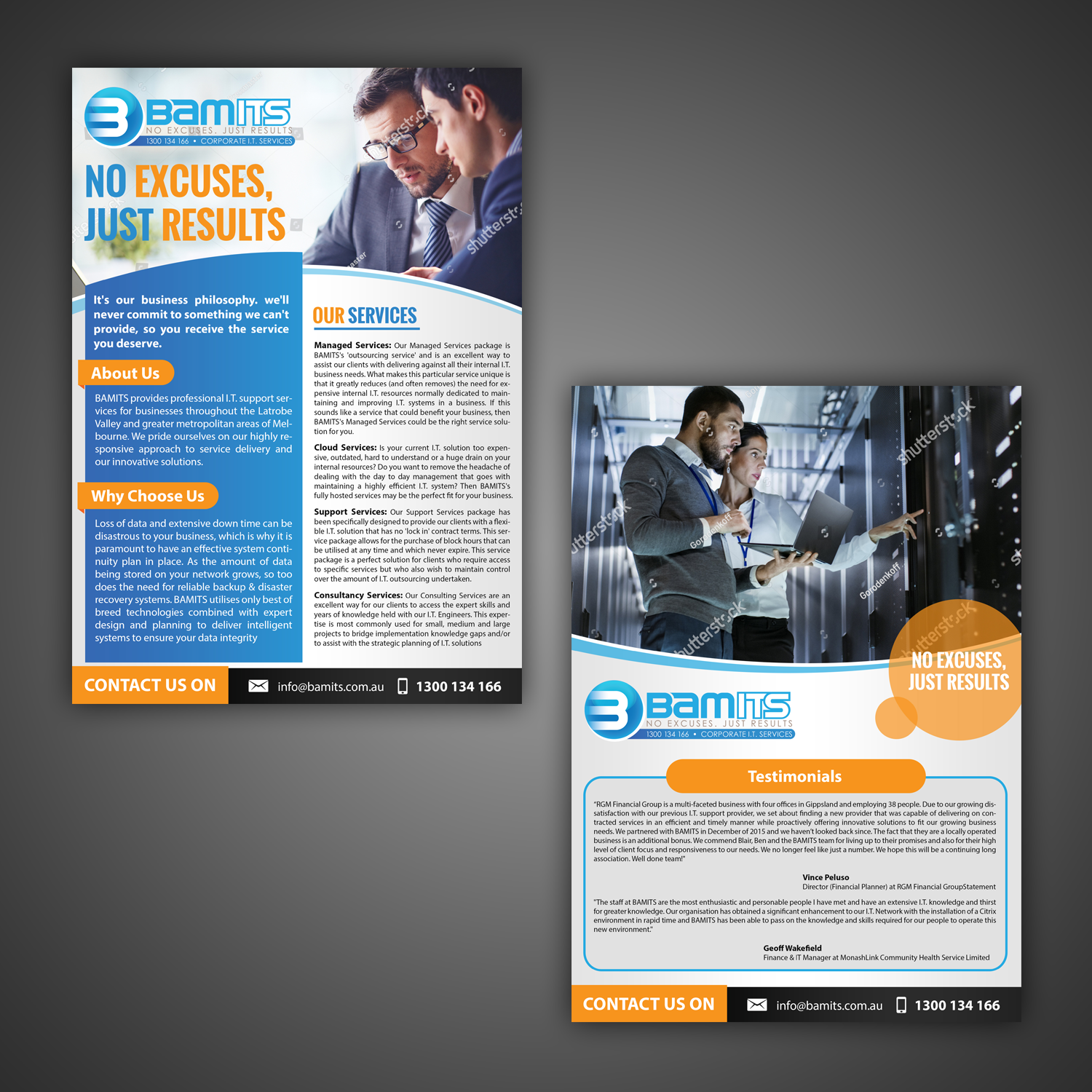 Flyer Design by Schöpfer for BAMITS | Design #21122814