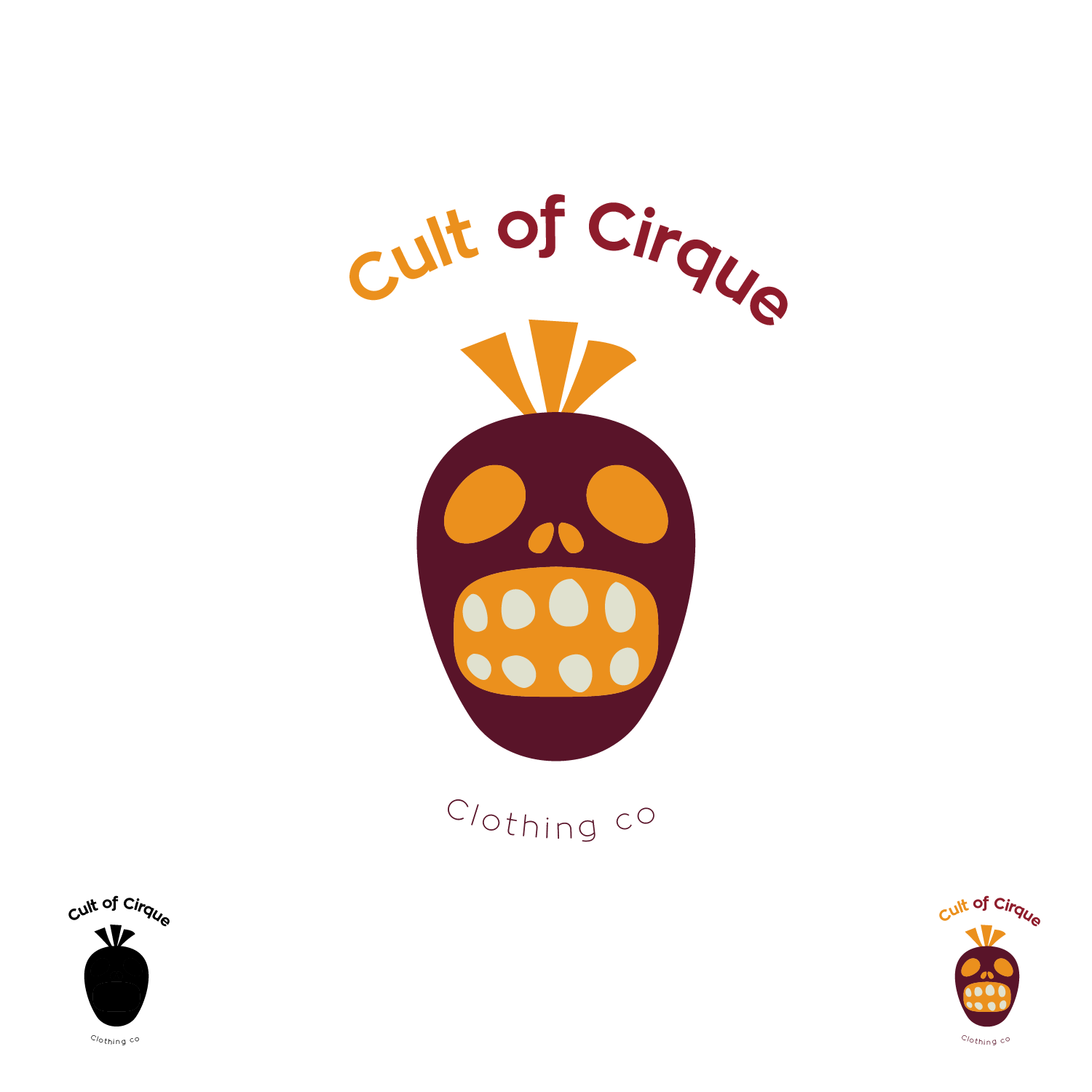 Logo Design by Thanos Tok for Cult of Cirque Clothing co | Design #21117339
