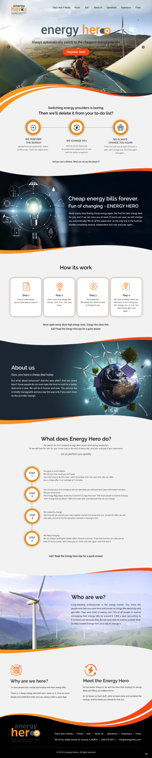 Web Design by pb for this project | Design #21128437