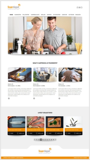Relaunch / redesign online store | Diseño Web por -Marc-