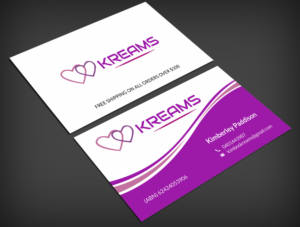 Kreams Activewear business card design | Design de Carte de Visite par SKYdesign