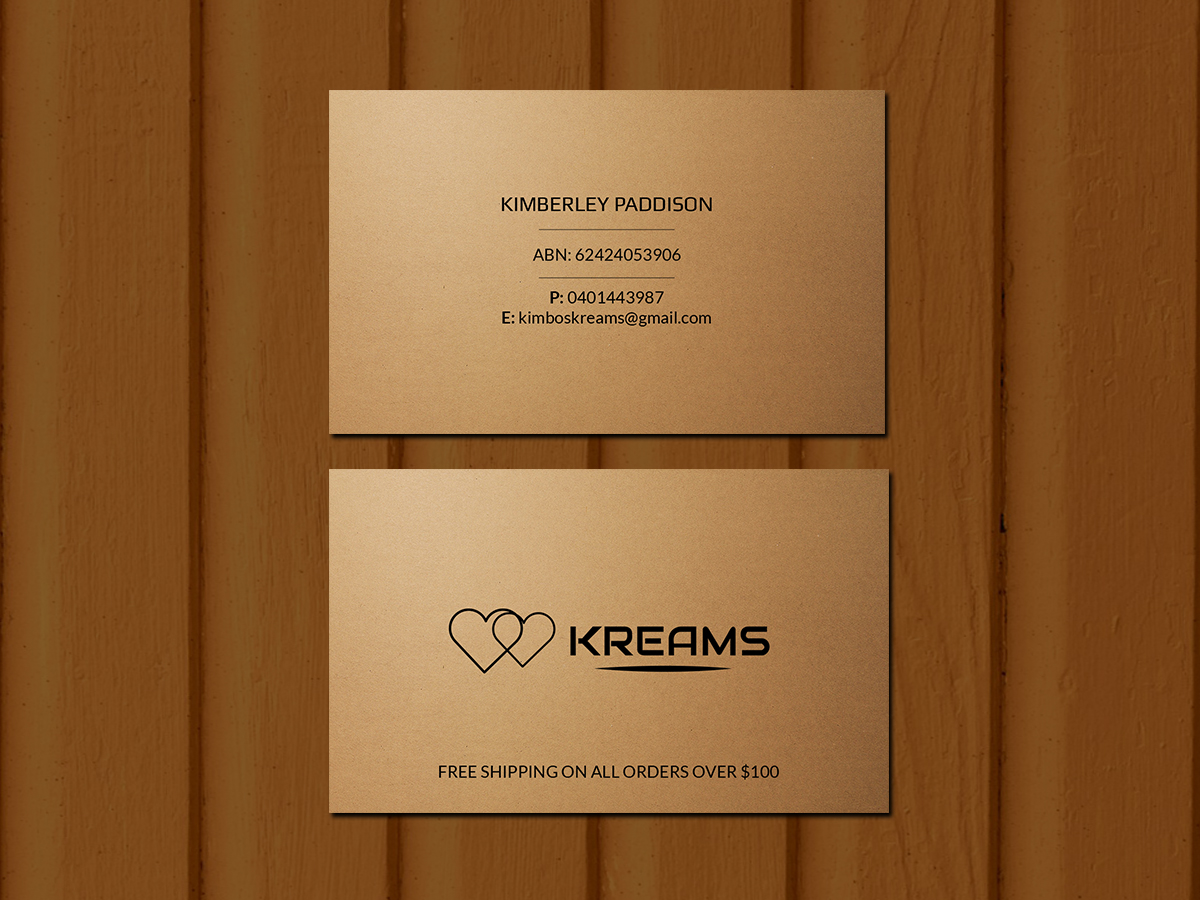 Visitenkarten-Design von Creations Box 2015 für dieses Projekt | Design #21093852